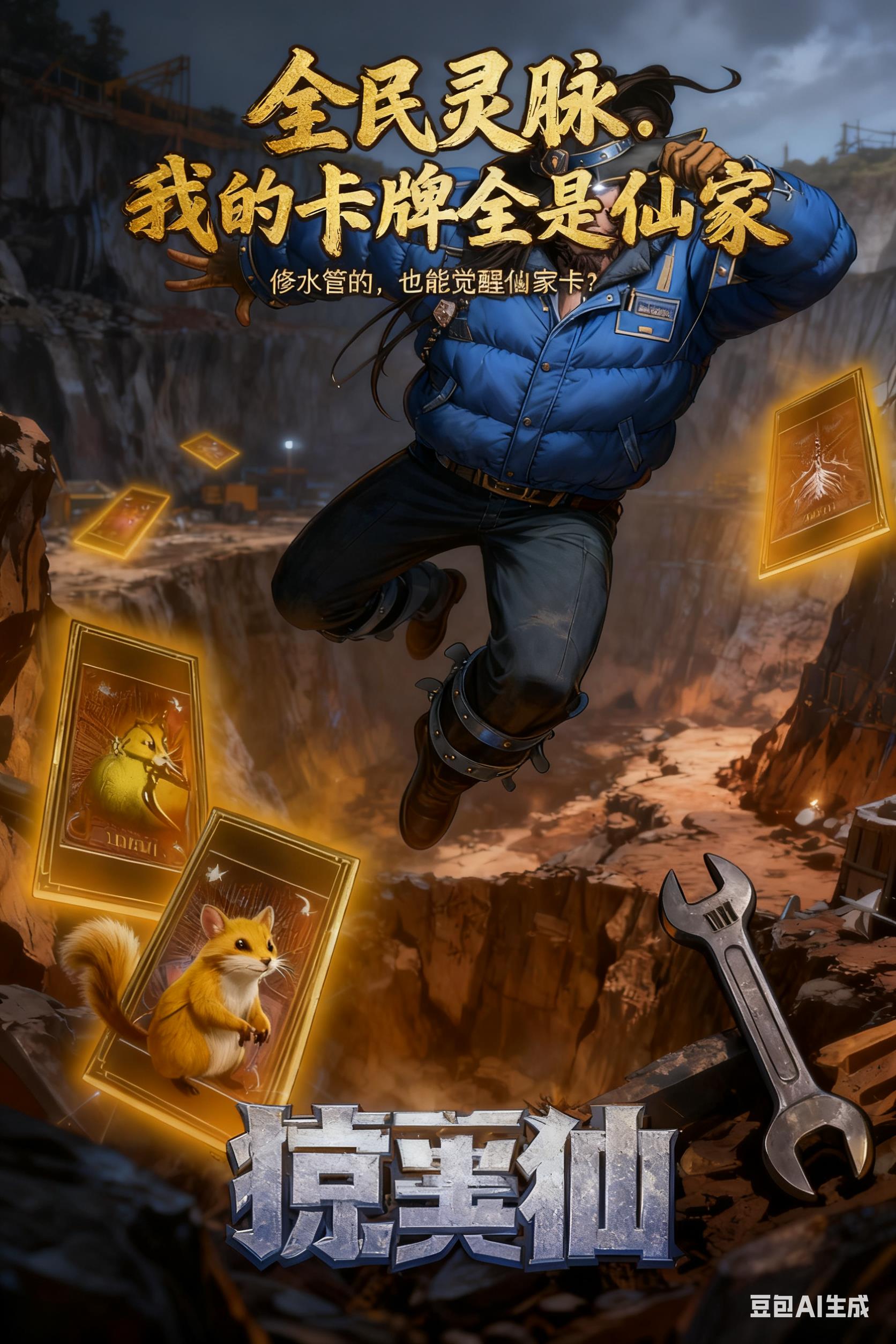 全民灵脉我的卡牌全是仙家